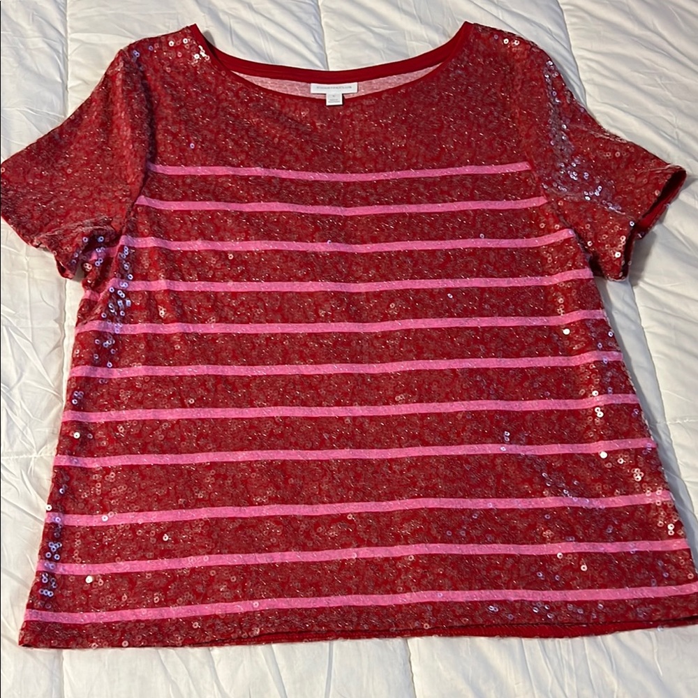 Charter Club sequined tee